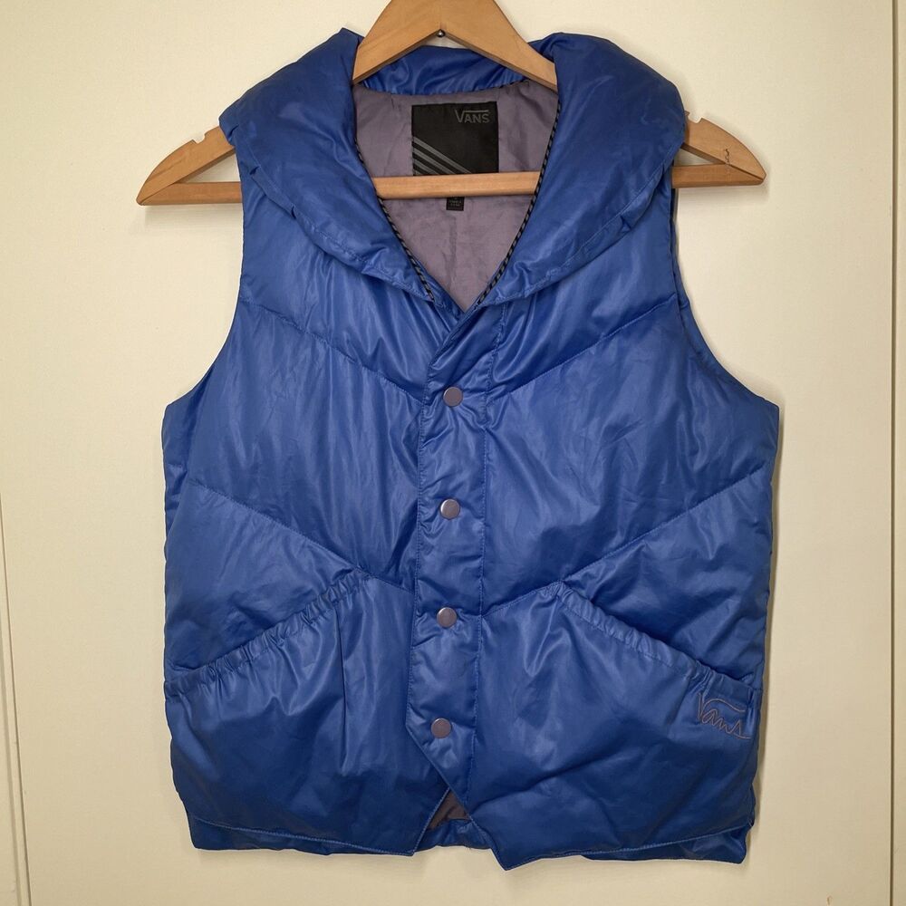 Vans WOMENS SODAPOP VEST Jacket SZ S Coat‎ BLUE Puffer Soda Pop *READ - Picture 14 of 16
